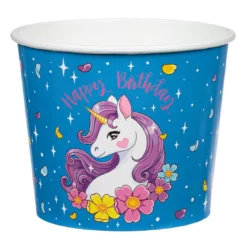 Bucket pentru Snackuri Petrecere Unicorn