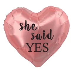 Balon Folie Inima She Said Yes