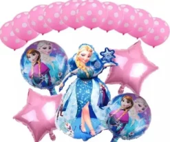 Set Baloane Aniversare Tematica Elsa