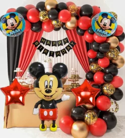 Arcada Baloane Pentru Copii Petrecere Mickey 106 Piese