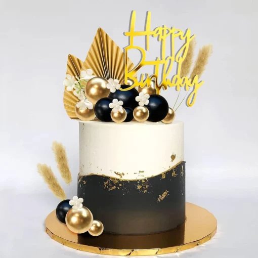 Decoratiune Tort Petrecere Happy Birthday