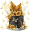 Decoratiune Tort Aniversare Gold Deluxe