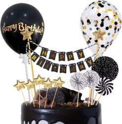 Decoratiune Tort Party Happy Birthday