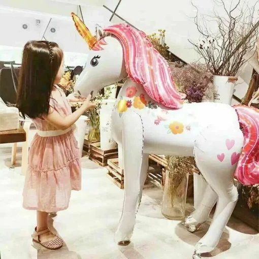 Balon Gigant Unicorn Dream 3D 116x106 cm