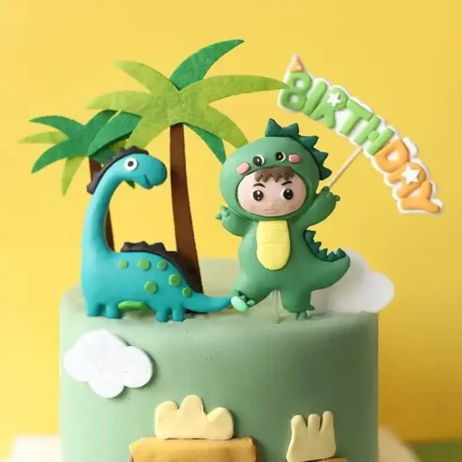 Decoratiune Tort Deluxe Dino Party