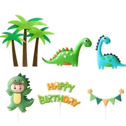 Decoratiune Tort Deluxe Dino Party