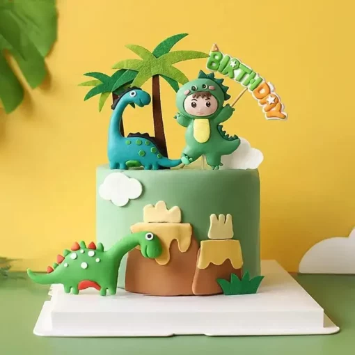 Decoratiune Tort Deluxe Dino Party