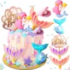 Decoratiune Tort Premium Sirena Roz