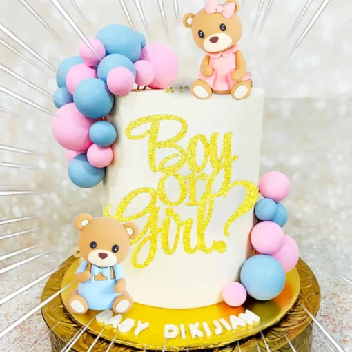 Decoratiune pentru Tort Boy or Girl cu Ursuleti