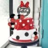 Decoratiune Tort Deluxe cu Fundita Minnie