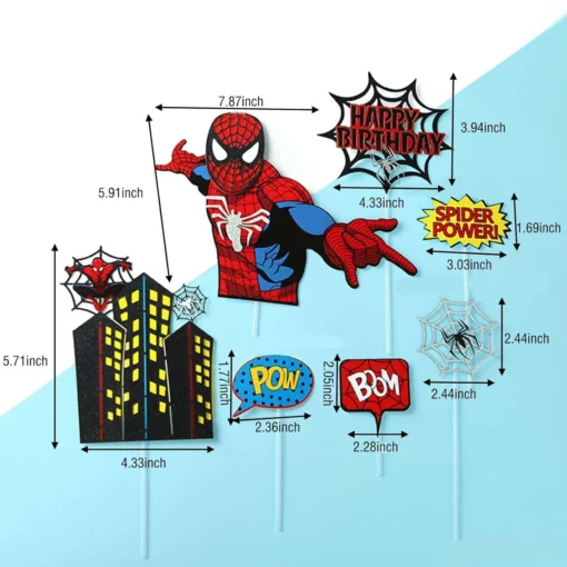 Decoratiune Tort Spiderman Power