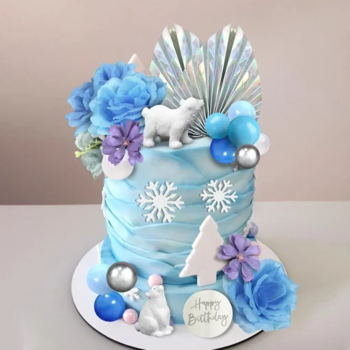 Decoratiune Tort Premium Frozen Winter